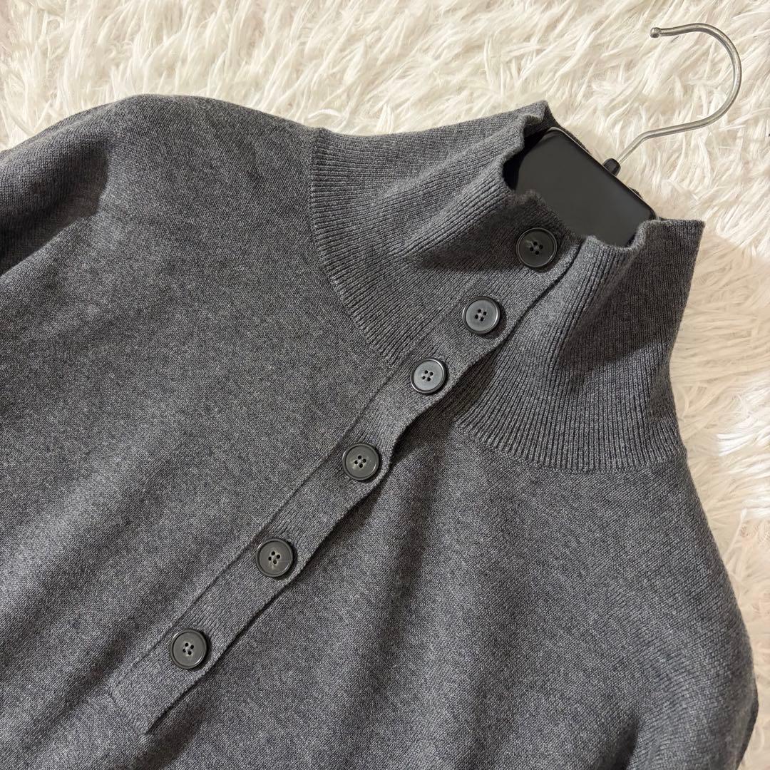 極美品 ガリャルダガランテ 25AW ニットタートルワンピース 前後2way