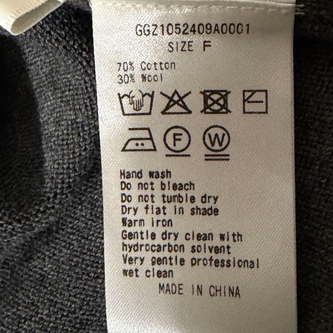 極美品 ガリャルダガランテ 25AW ニットタートルワンピース 前後2way