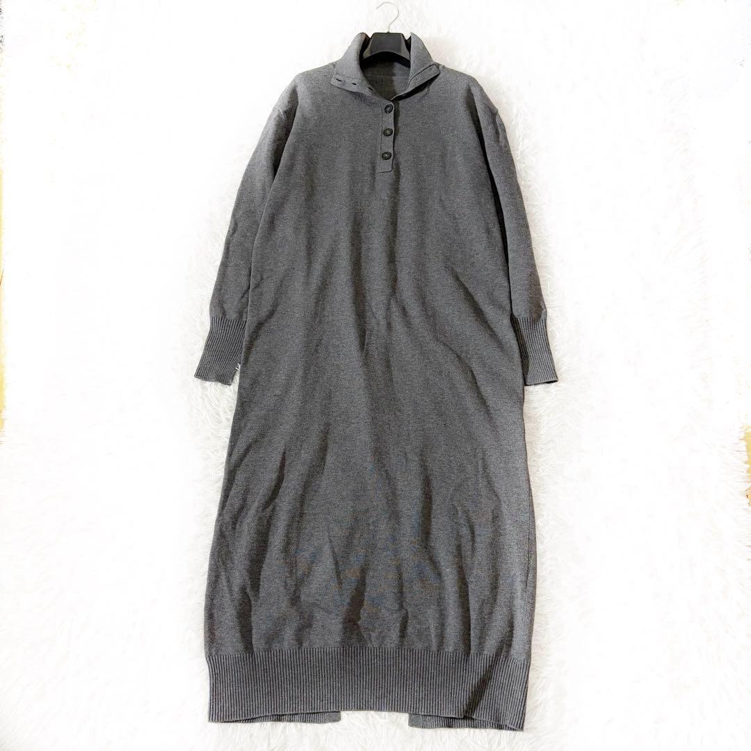 極美品 ガリャルダガランテ 25AW ニットタートルワンピース 前後2way