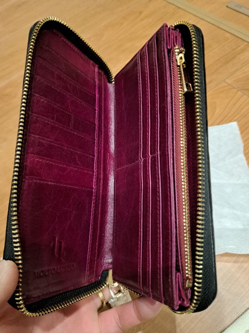 Souさんリクエスト極上。梅花皮　長財布　スタースティングレイウォレット