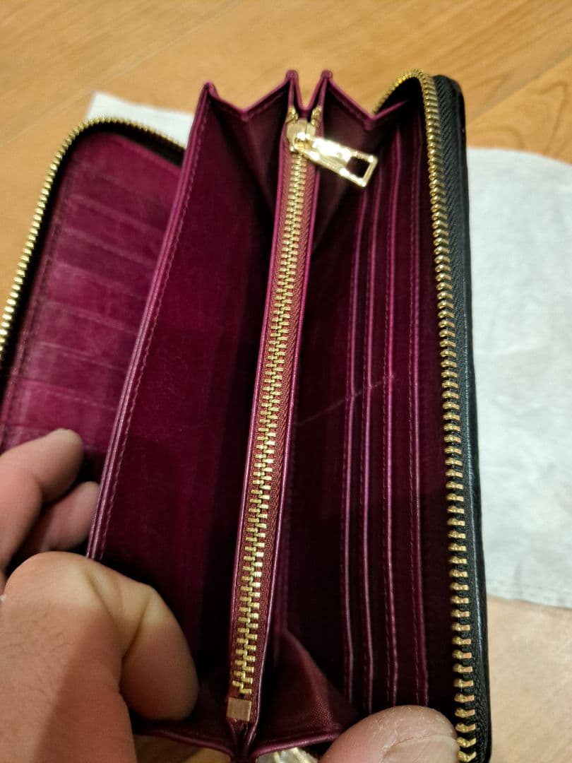 Souさんリクエスト極上。梅花皮　長財布　スタースティングレイウォレット