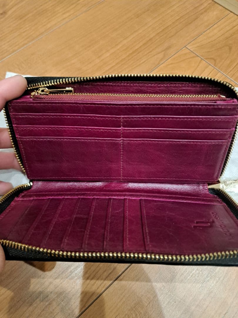 Souさんリクエスト極上。梅花皮　長財布　スタースティングレイウォレット