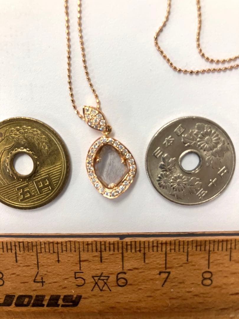 天然ダイヤモンド 天然ダイヤモンド ファンシーカットK18 ペンダントネックレス
