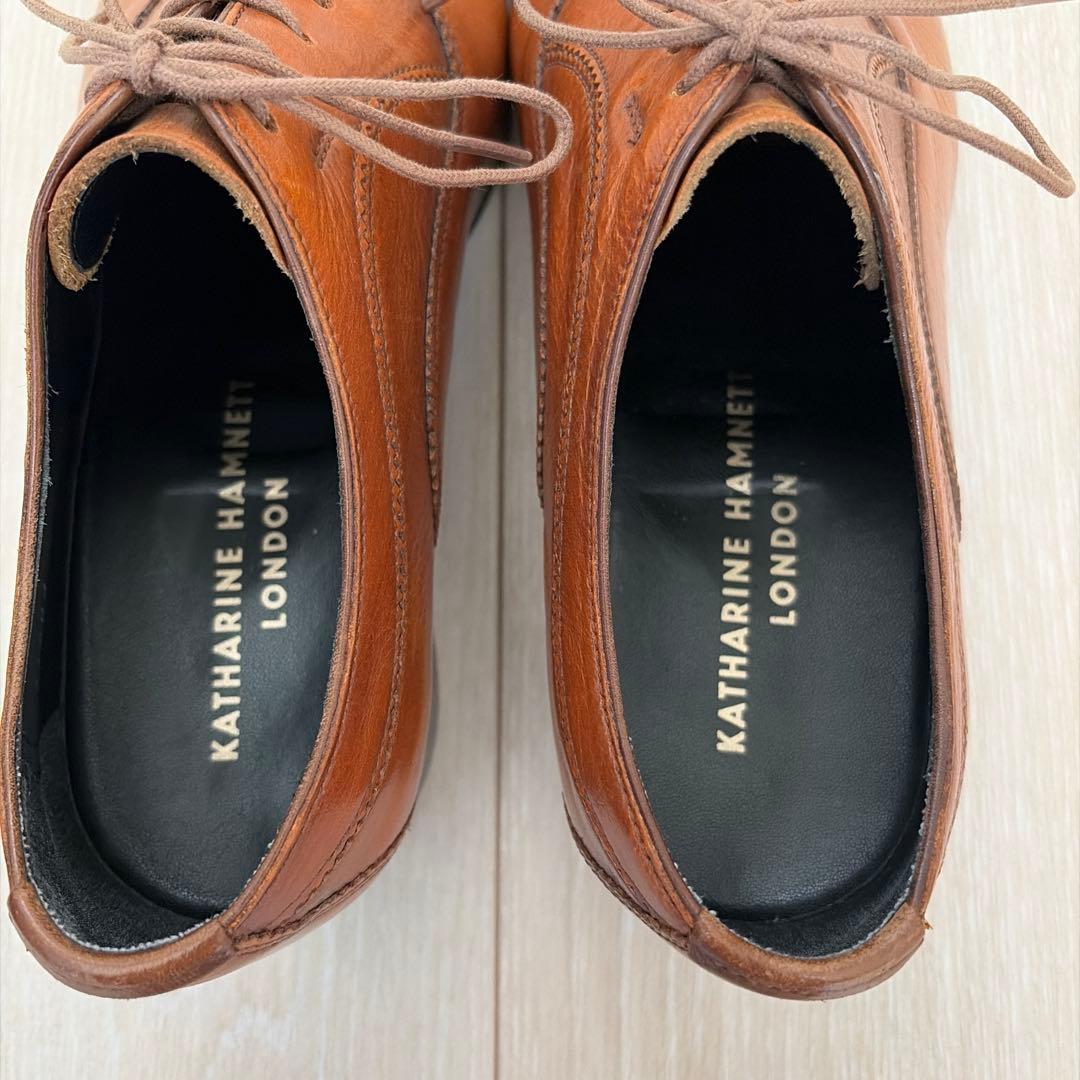 【KATHARINE HAMNETT】ストレートチップ　25.0cm