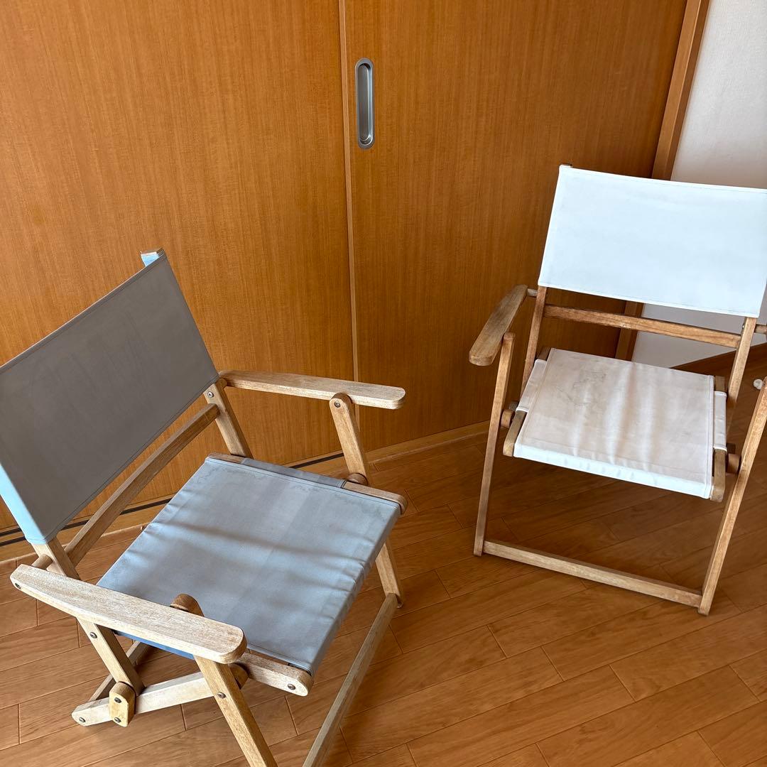 アウトドアチェア 2脚セット 折りたたみ式(送料込み)
