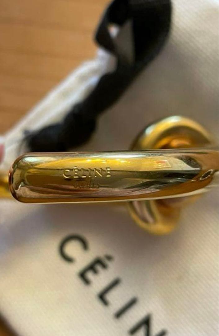 お値下げ！★CELINE セリーヌ★ノットバングル エクストラ フィービー期