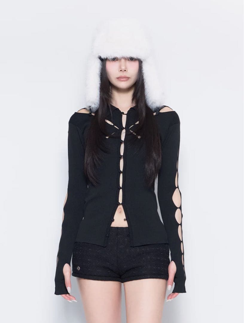 ❤*︎様 theredthread S knit fit tops single