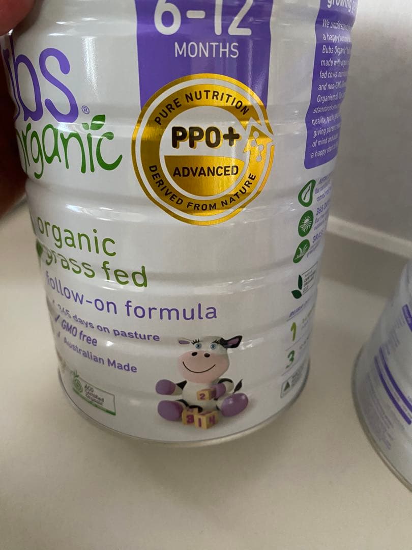 bubs Organic 粉ミルク２　6-12ヶ月用