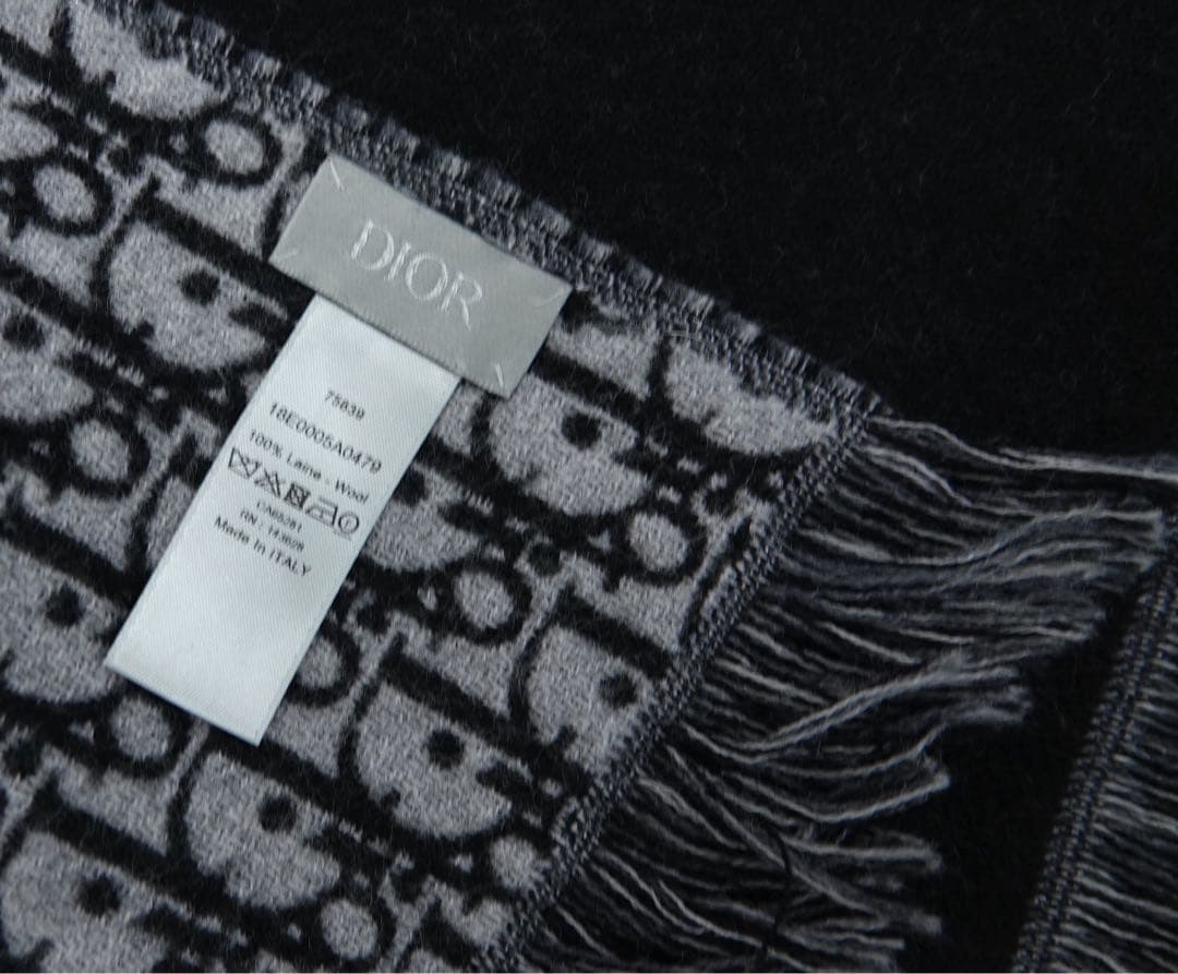 ディオール オブリーク ウール マフラー