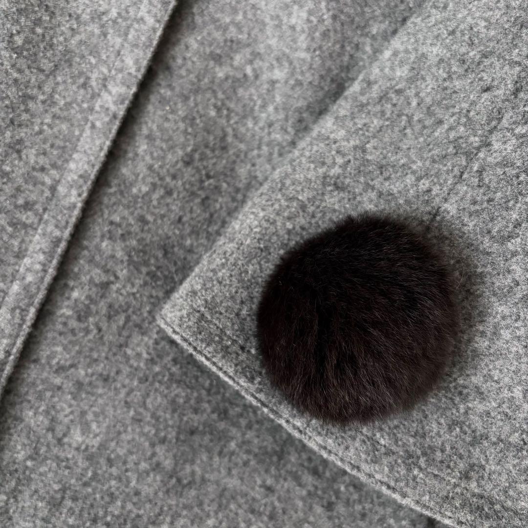 未使用✴︎TO BE CHIC トゥービーシック✴︎フレア袖 ケープコート 三陽商会