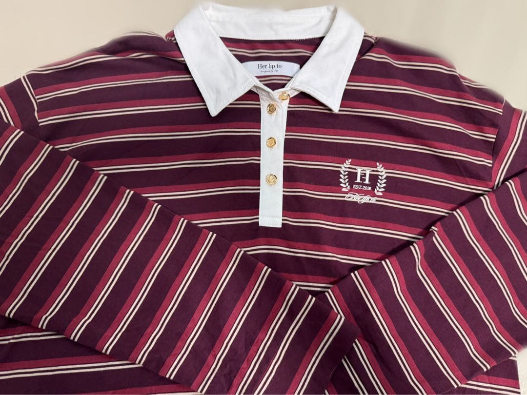 Her lip to￤Laurel Emblem Polo Shirt