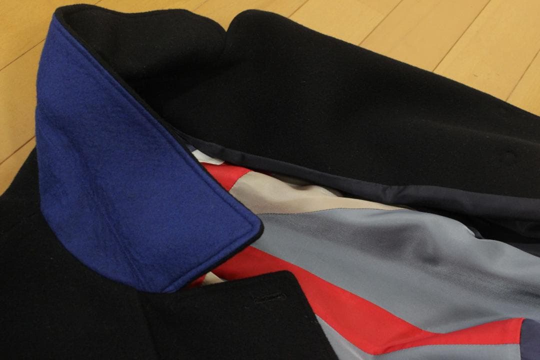 18【極美品】ポールスミス ブラック チェスターコート 40 レディース M