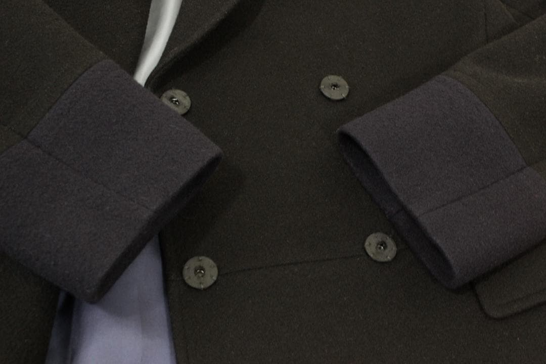 18【極美品】ポールスミス ブラック チェスターコート 40 レディース M