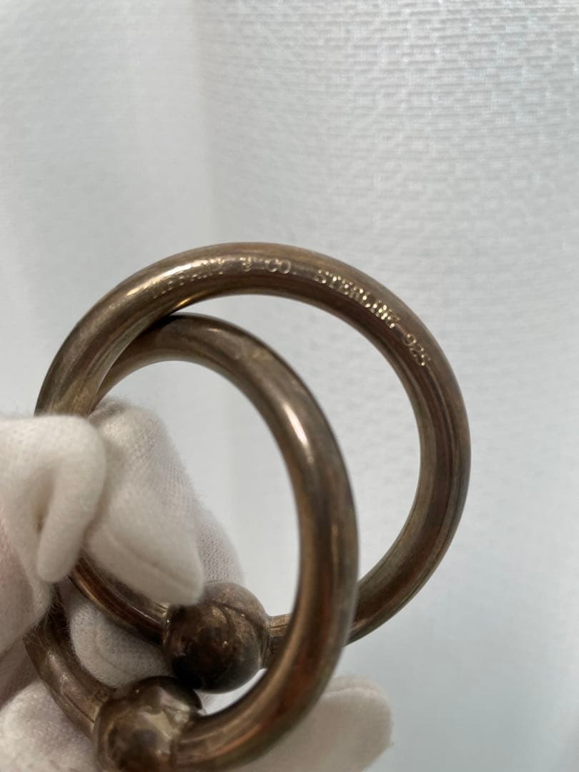 ティファニー　ベビーラトル　シルバー　赤ちゃん　にぎにぎ