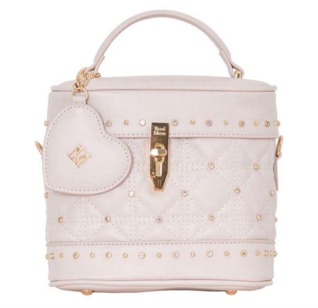 Rose Muse ロゼミューズ Vanity bag バニティバッグ ピンク