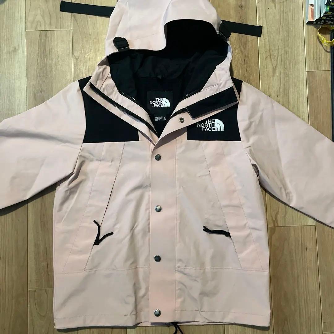 THE NORTH FACE ジュニア 140ピンク/ブラック　ゴアテックス