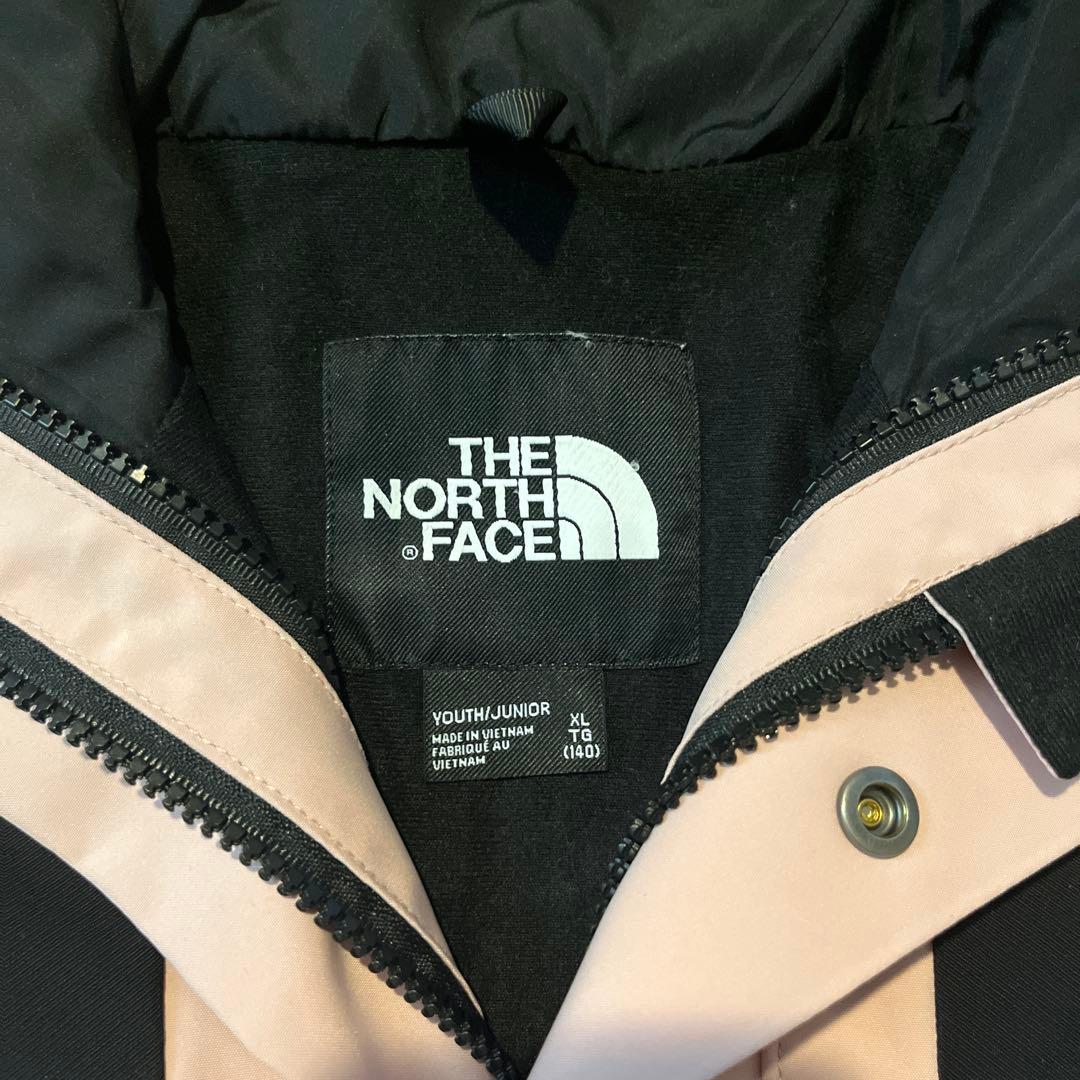 THE NORTH FACE ジュニア 140ピンク/ブラック　ゴアテックス