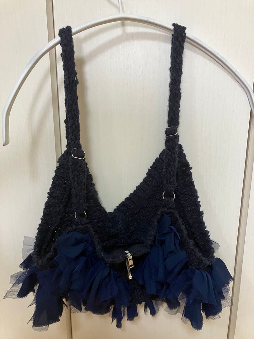 美品☆メニーリボンニットビスチェ☆J1U by LA BELLE ETUDE