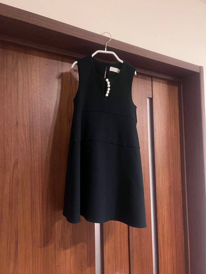 ヨーコチャン プチ　yoko chan petit パールドレス ネイビー L