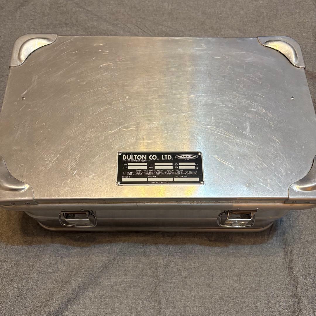DULTONダルトンアルミコンテナCONVOY2　Sサイズ　30L