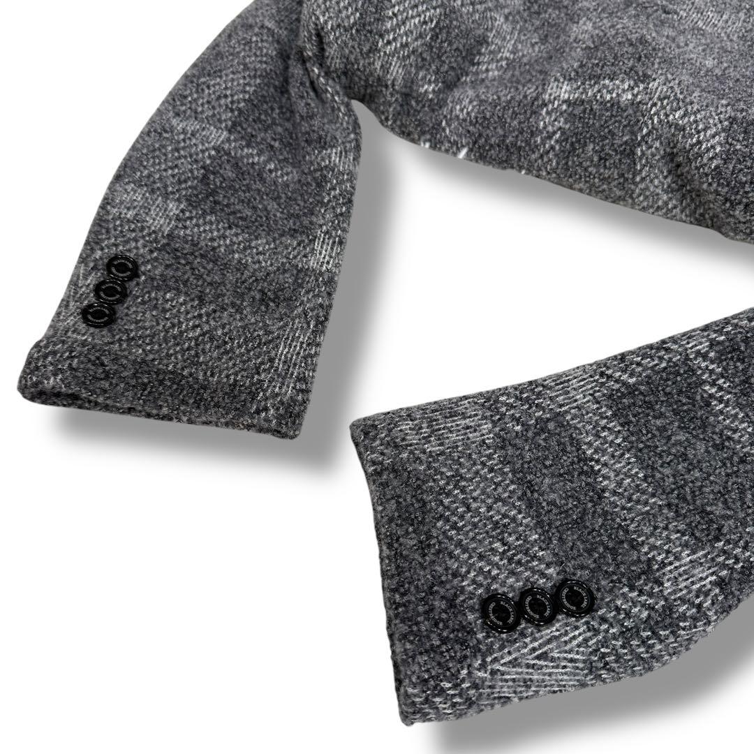 未使用級 ブラックレーベルクレストブリッジ CBチェック テーラードジャケット