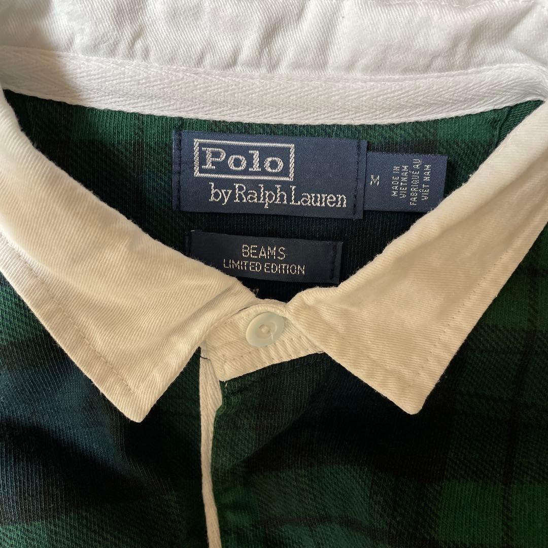BEAMS×ポロラルフローレン　ラガーシャツ