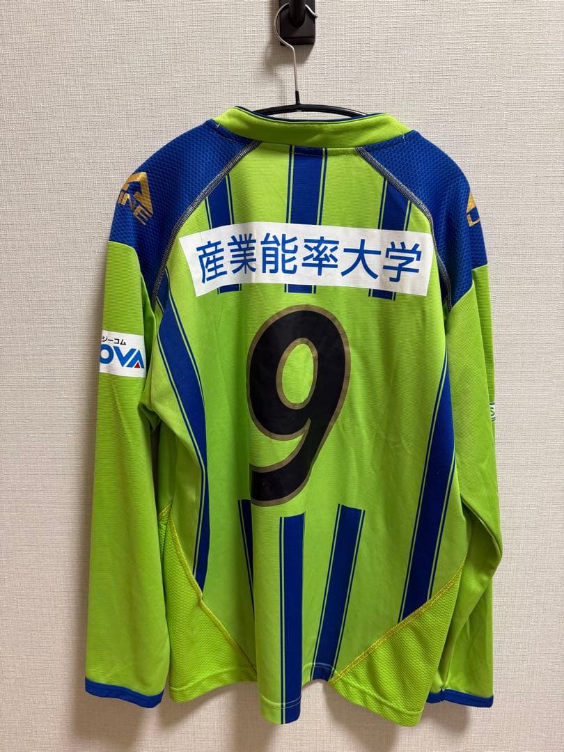 湘南ベルマーレ2010年ホームユニフォーム田原豊9番Ｌサイズ長袖