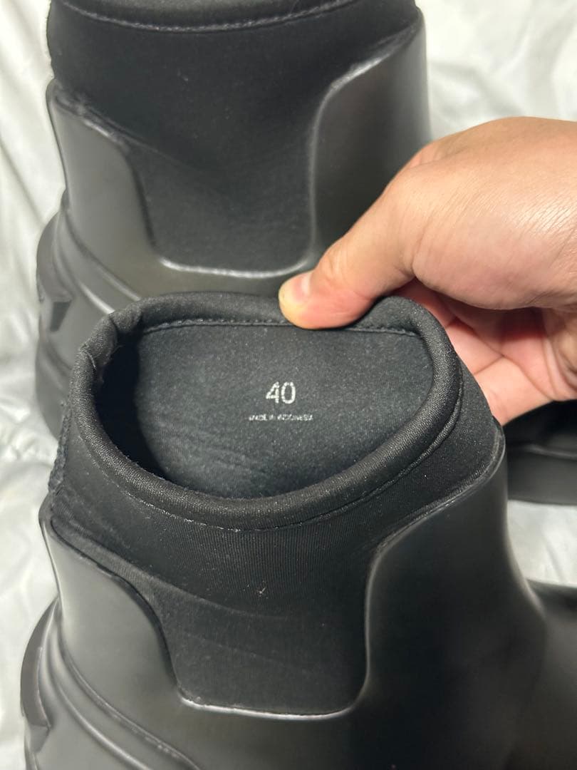 AMBUSH ブラック　ラバーブーツ 27cm