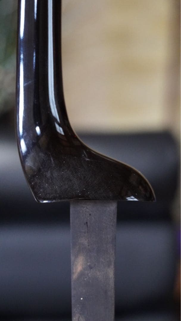 '現代の名工'又吉章盛作 100丁展出展品三線棹 ウジラミ黒木小與那平型 貴重作