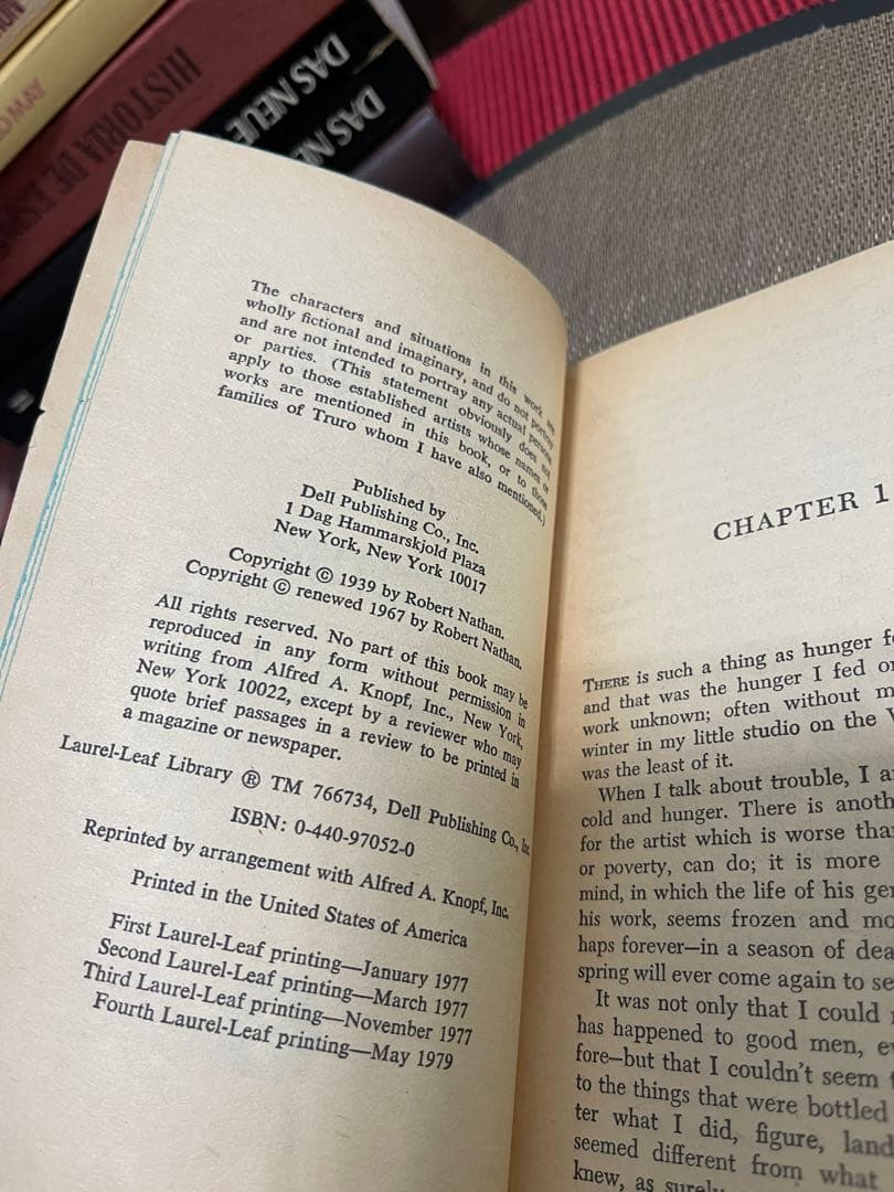 希少　Portrait of Jennie by Robert Nathan