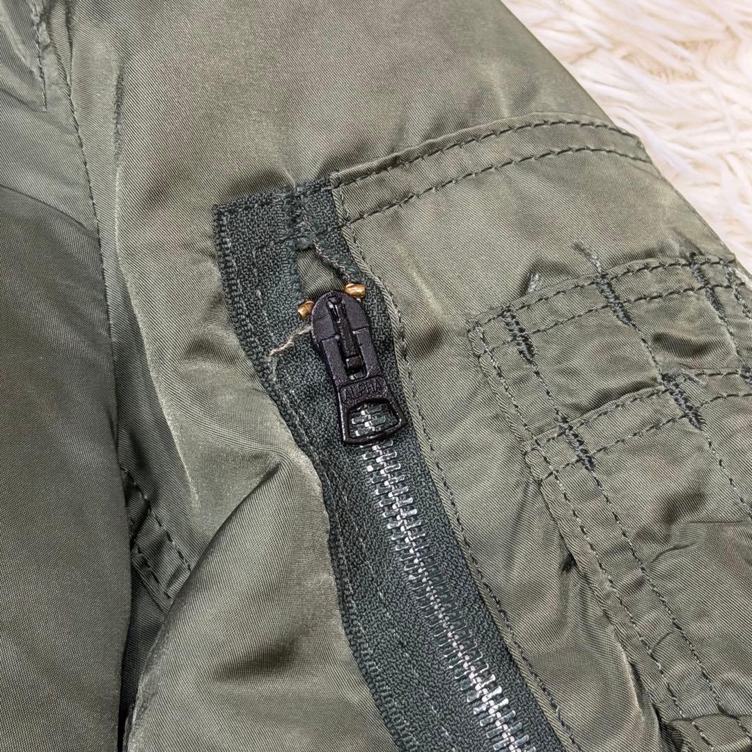 755　アルファインダストリーズ　MA-1フライトジャケット　S　USA製