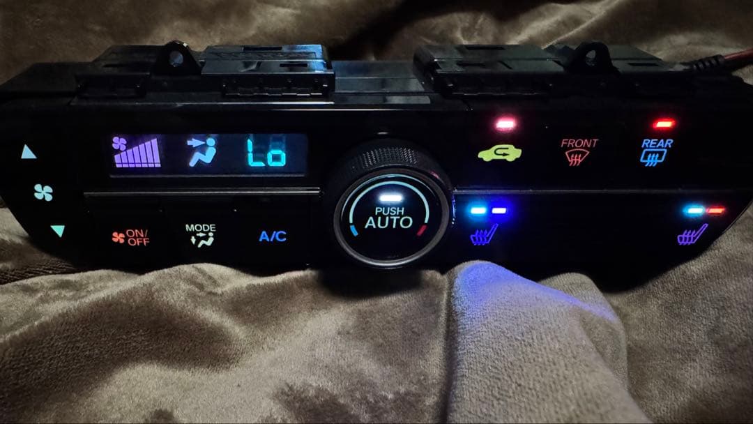 jf3 N-BOX Nボックス カスタム　エアコンスイッチパネル レインボー