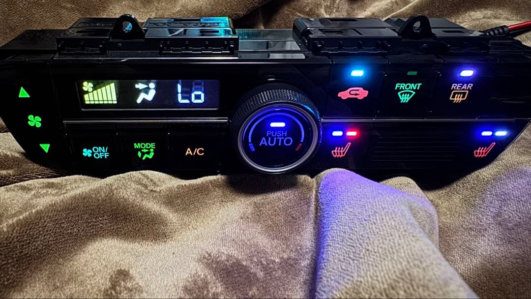 jf3 N-BOX Nボックス カスタム　エアコンスイッチパネル レインボー