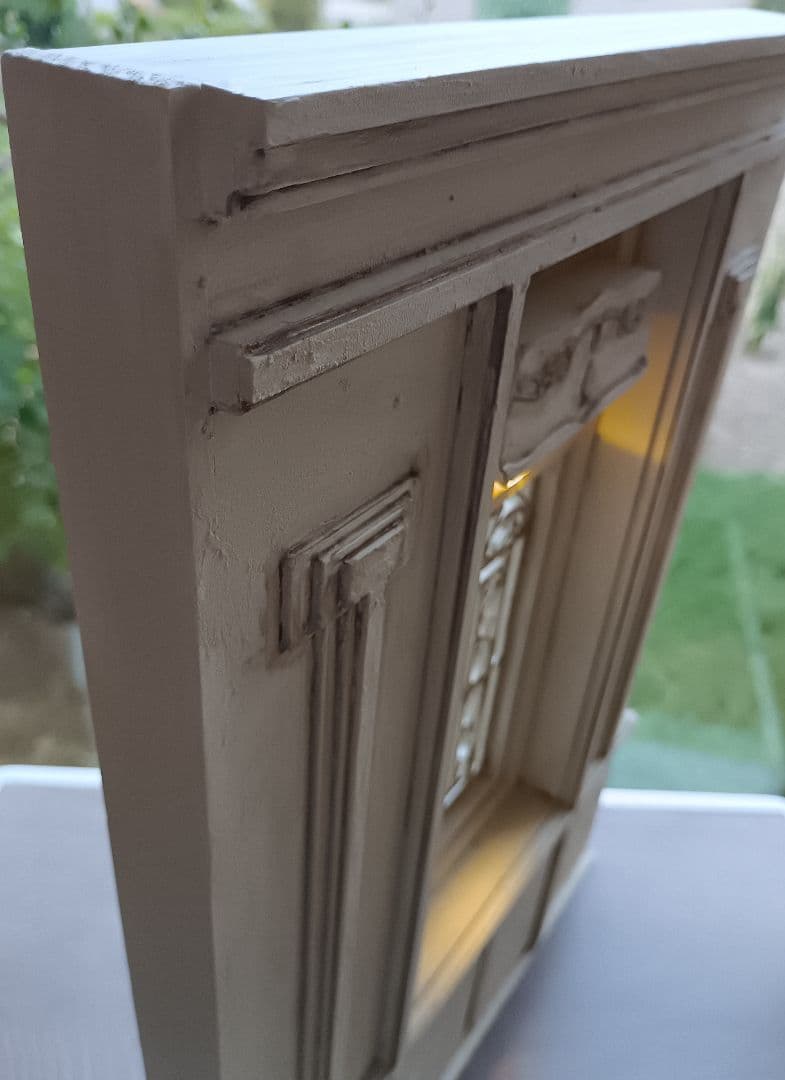 NO.99　木製 ドールハウス　背景ボード