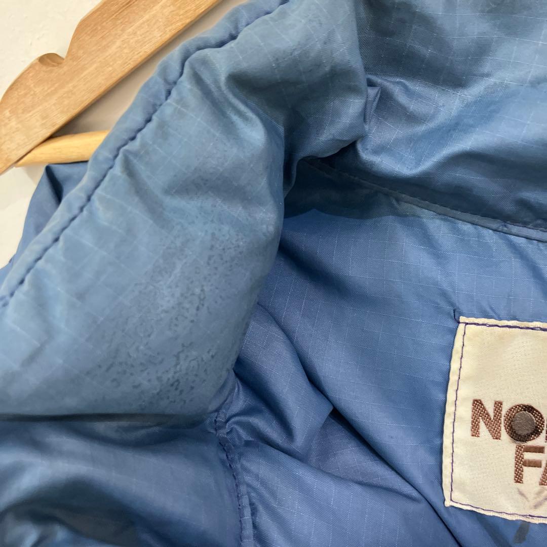 値下げ！早いもの勝ち70’sノースフェイスダウンベスト茶タグビンテージ