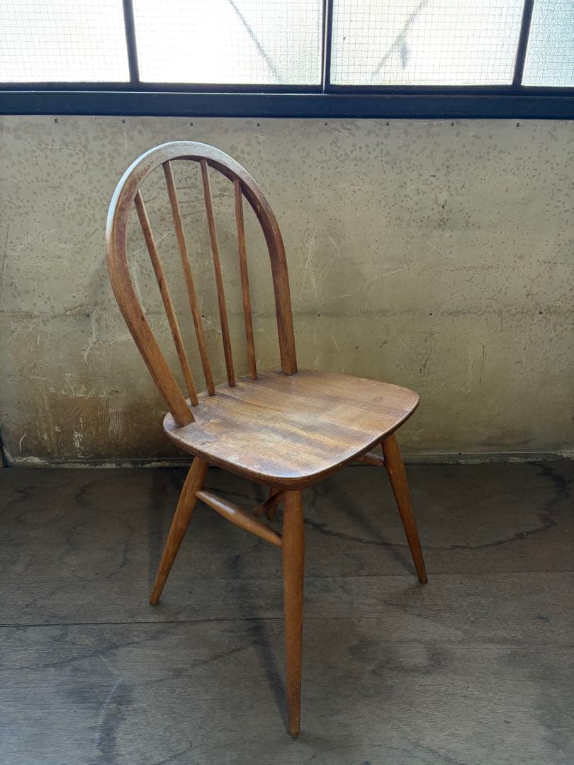 し*号様 ヴィンテージ ERCOL•アーコール クェーカーチェア(D-3)