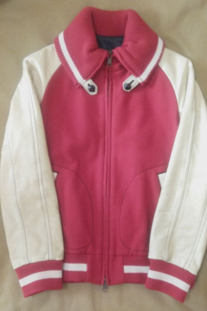 NUMBER (N)INE ナンバーナイン 袖レザー メルトン スタジャン 復刻