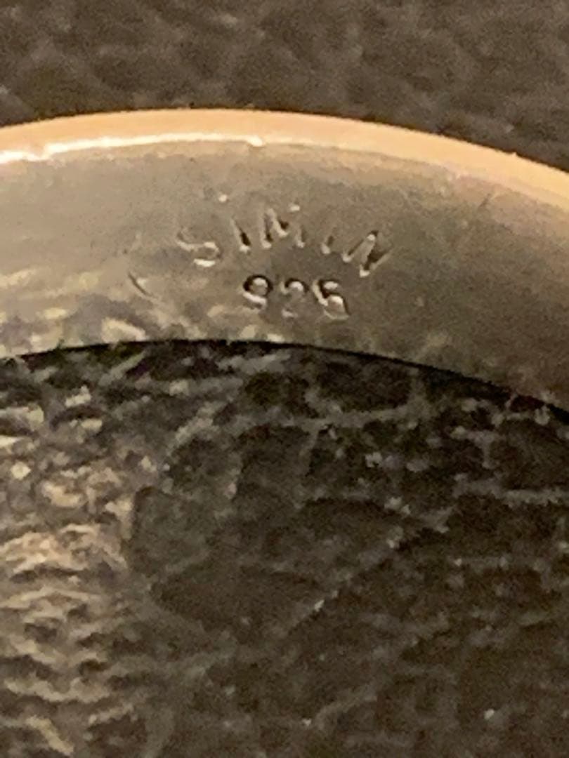 ビンテージナバホシルバーバンドリングUSA 1930年代20号