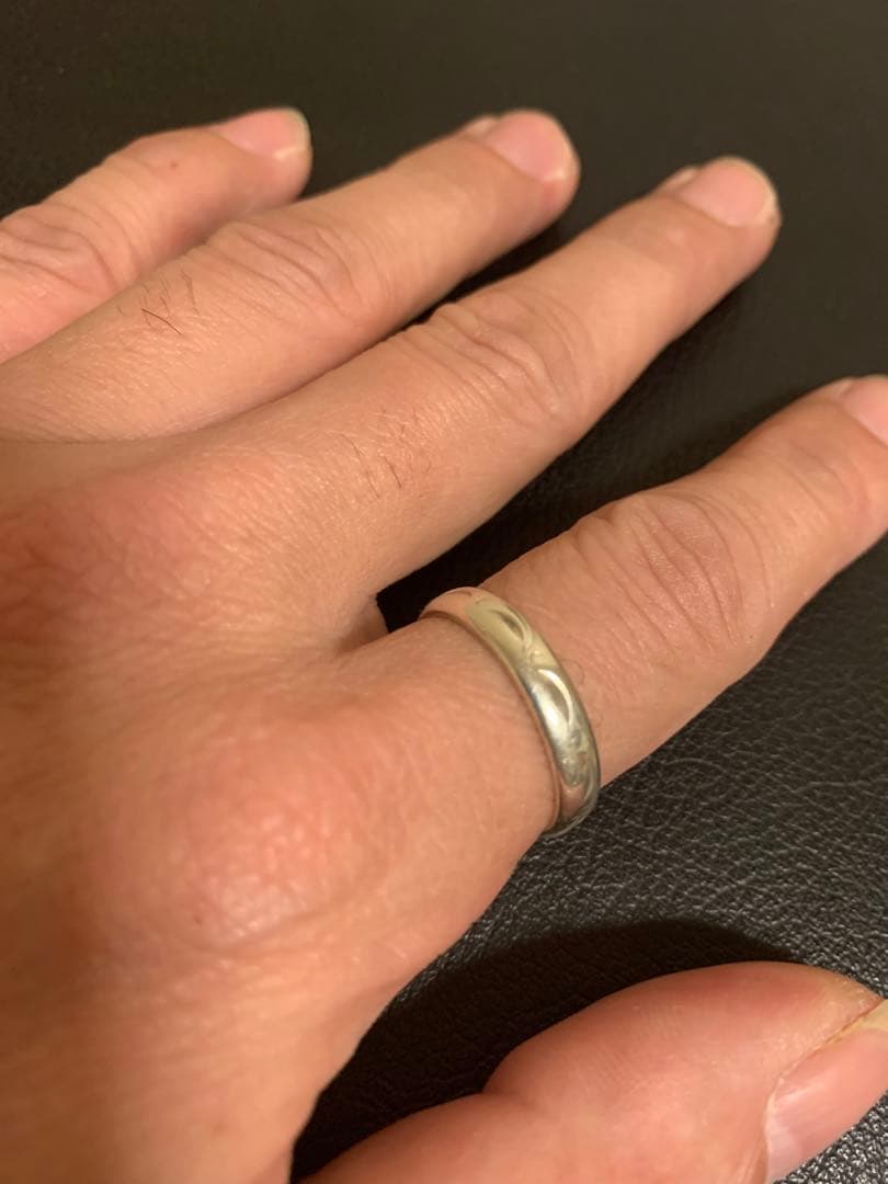 ビンテージナバホシルバーバンドリングUSA 1930年代20号