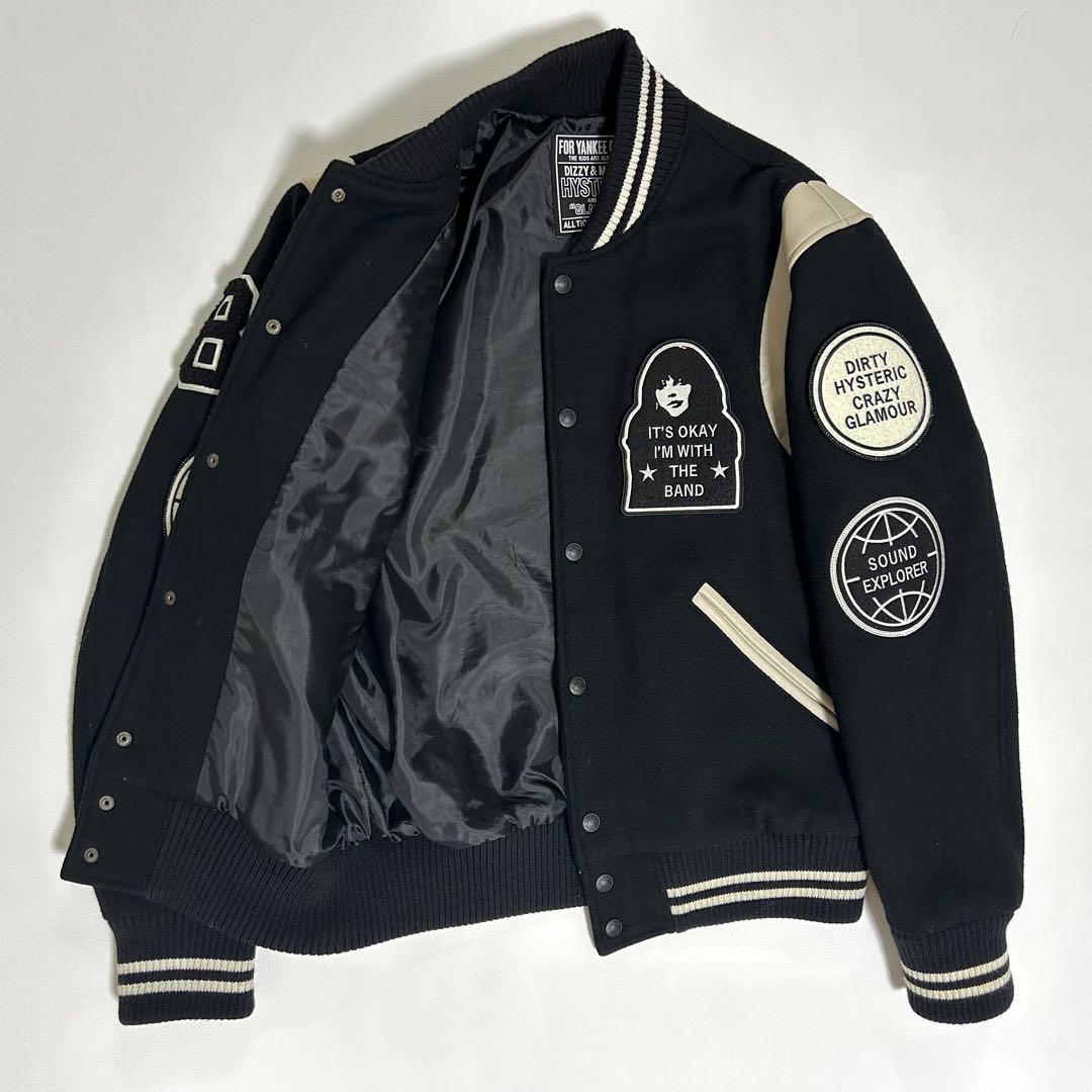 t*n様 HYSTERIC GLAMOUR ヒスガール スタジャン L 刺繍 ワ