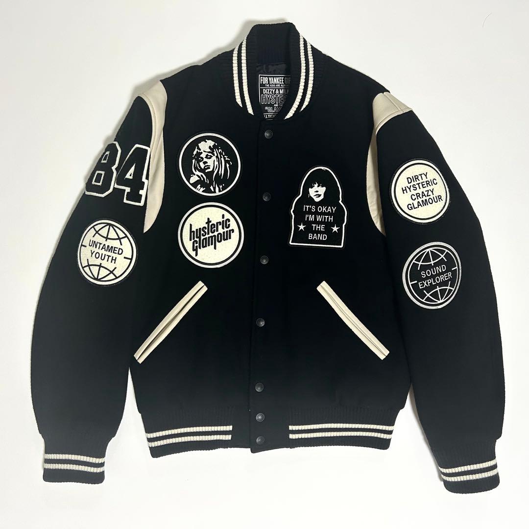 t*n様 HYSTERIC GLAMOUR ヒスガール スタジャン L 刺繍 ワ