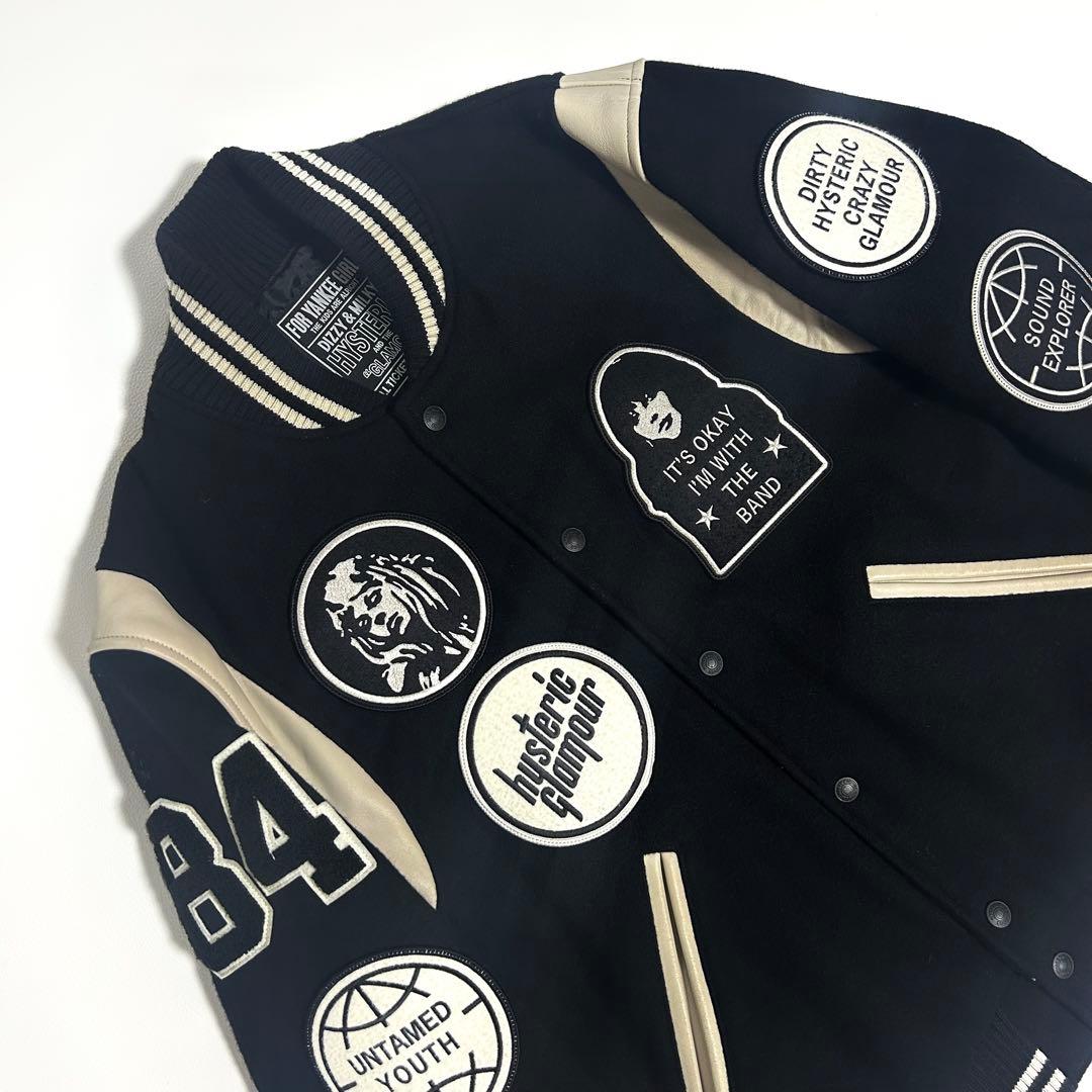 t*n様 HYSTERIC GLAMOUR ヒスガール スタジャン L 刺繍 ワ