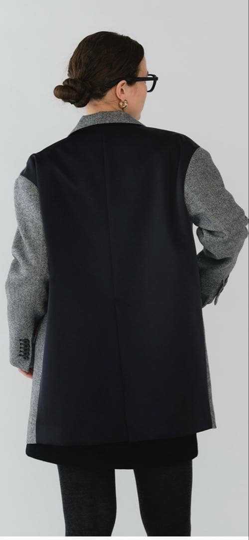 最終値下げ　新品ヨリyoriエコウールツイードジャケット38【2025AW】