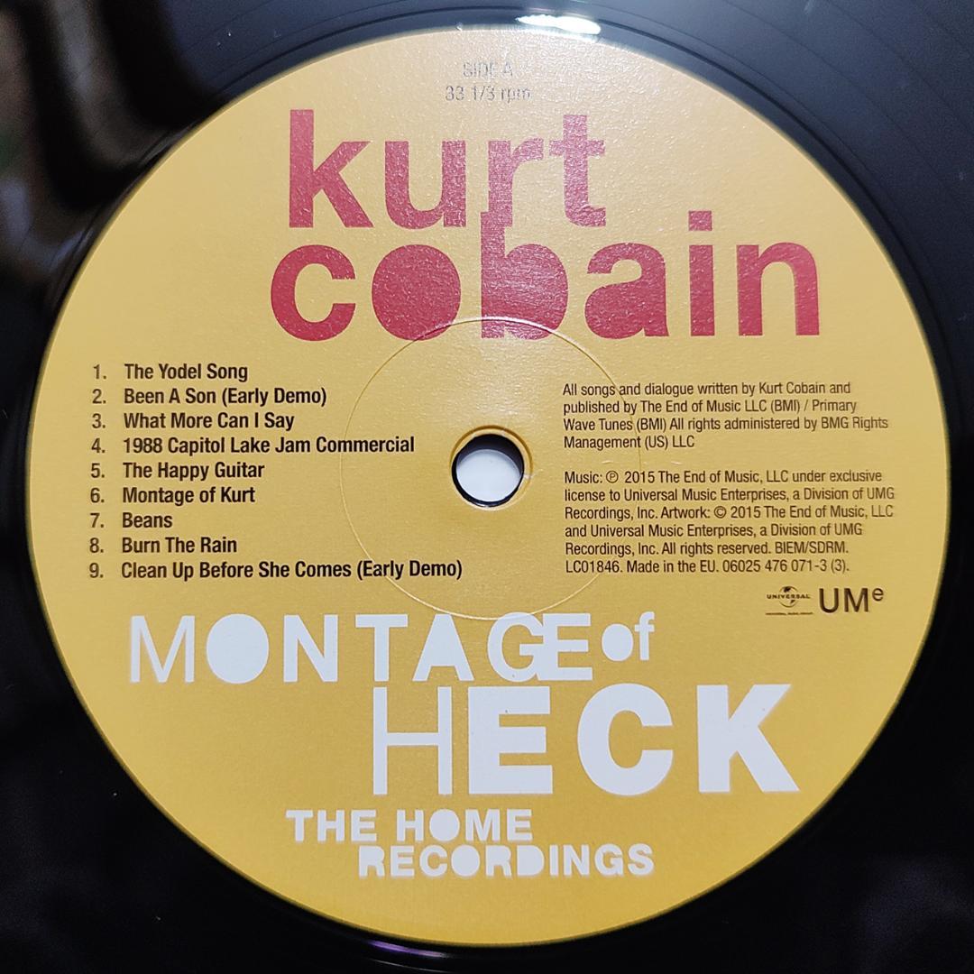 極美LP カート・コバーン / COBAIN：モンタージュ・オブ・ヘック OST