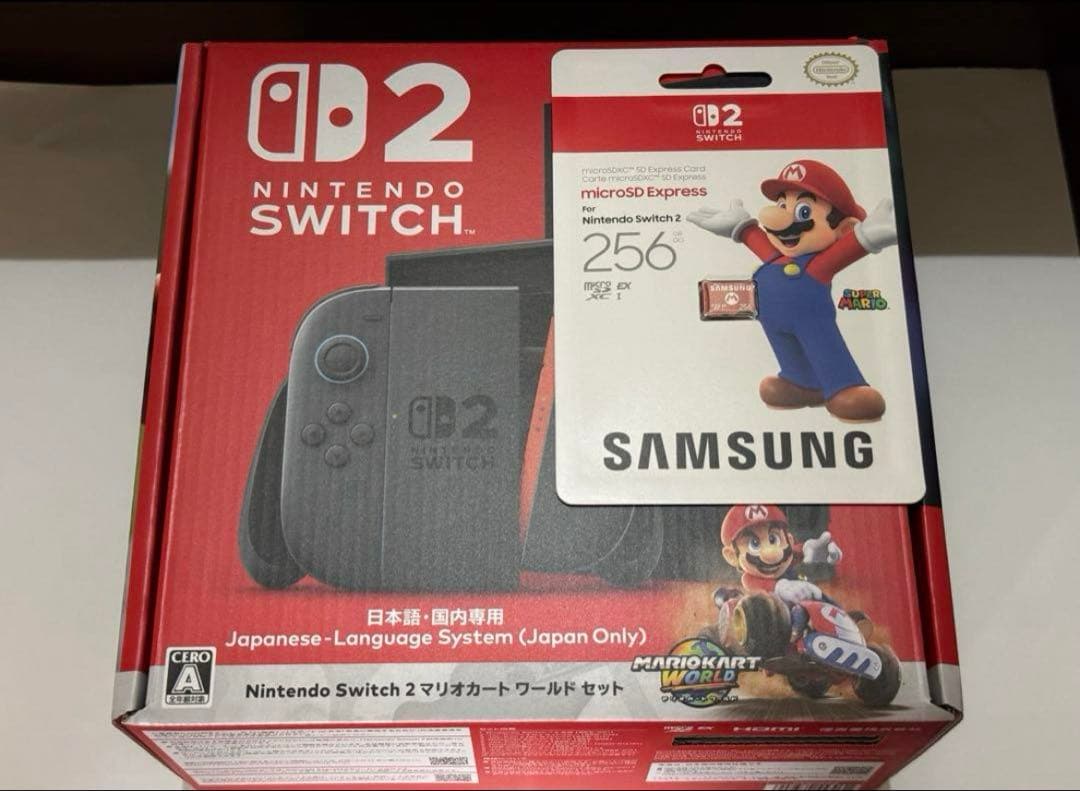 Nintendo Switch 2 マリオカート ワールド　256GB　本体