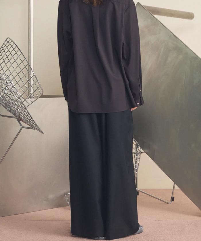 美品 4 Colors Chambray Washable Wool Baggy