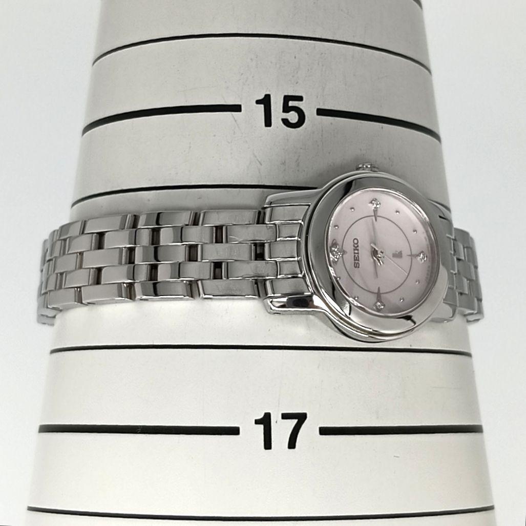 【美品 ダイヤ シェル文字盤】セイコー　ルキア　レディース腕時計　A3J-1