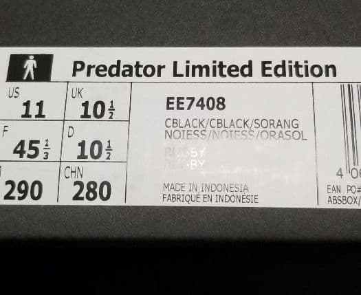 サッカー、ラグビー、スパイク、プレデター、 サイズ29.0cm、プレデターSP