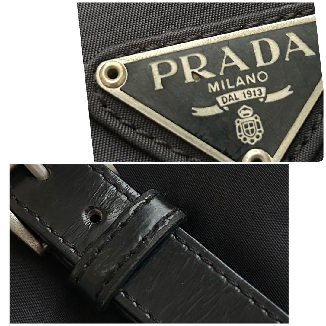 PRADA プラダ ショルダーバッグ テスート 黒
