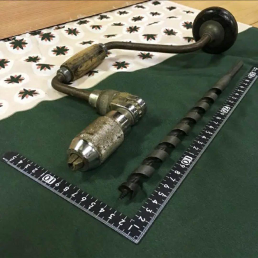 昭和レトロな古道具    ドリル